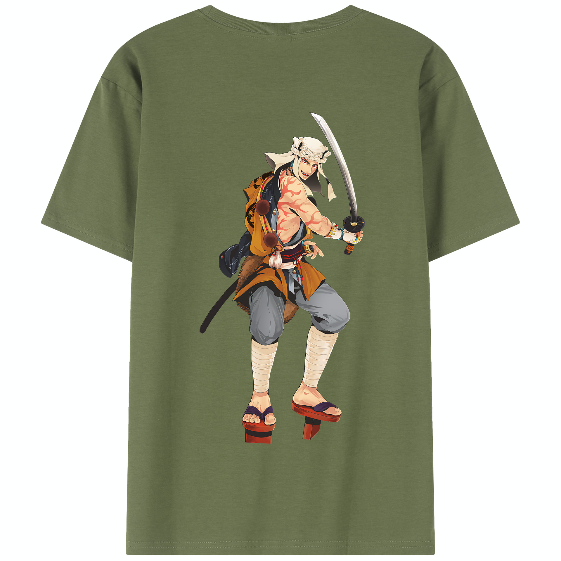 （画像用） 刀剣乱舞 Touken Ranbu 綿100％半袖Tシャツ（背面プリント）